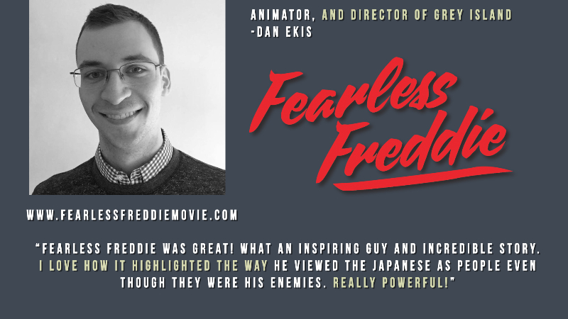 fearless freddie was great! what an inspiring guy and an incredible story...